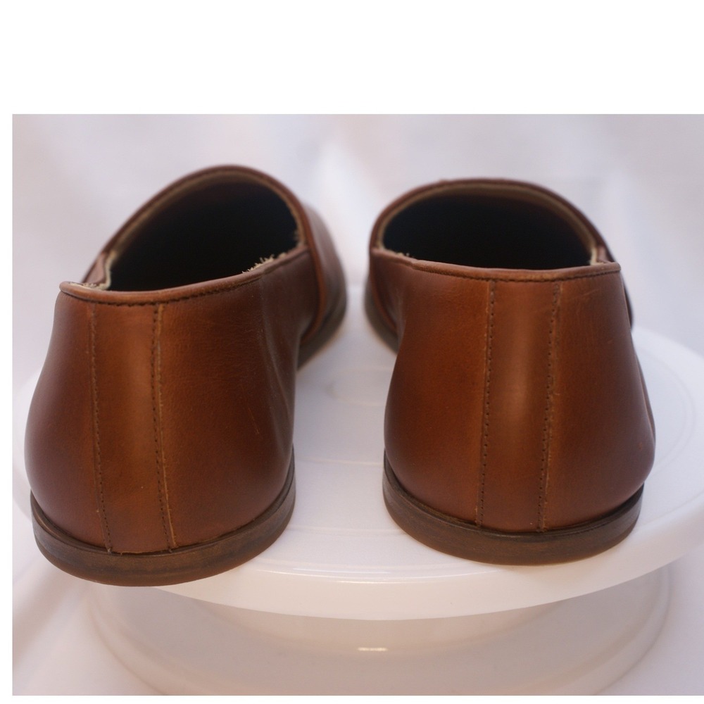 Nisolo Alejandro Slip On Loafers Mens 12 Brandy Brown Leather Made in Mexico - Picture 4 of 12